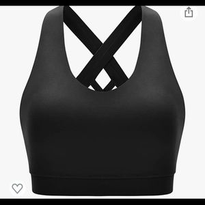 Running girl sports bra